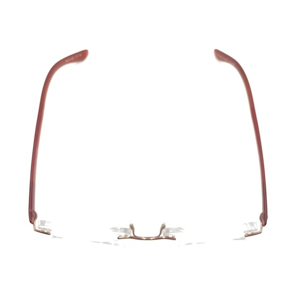 Silhouette 7608 40 6053 Red Titanium Rimless Eyeglasses Frames 17 135 Women - Picture 3 of 12
